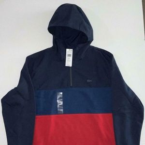 LACOSTE COLORBLOCK PULLOVER HOODIE SWEATSHIRT 6 XL